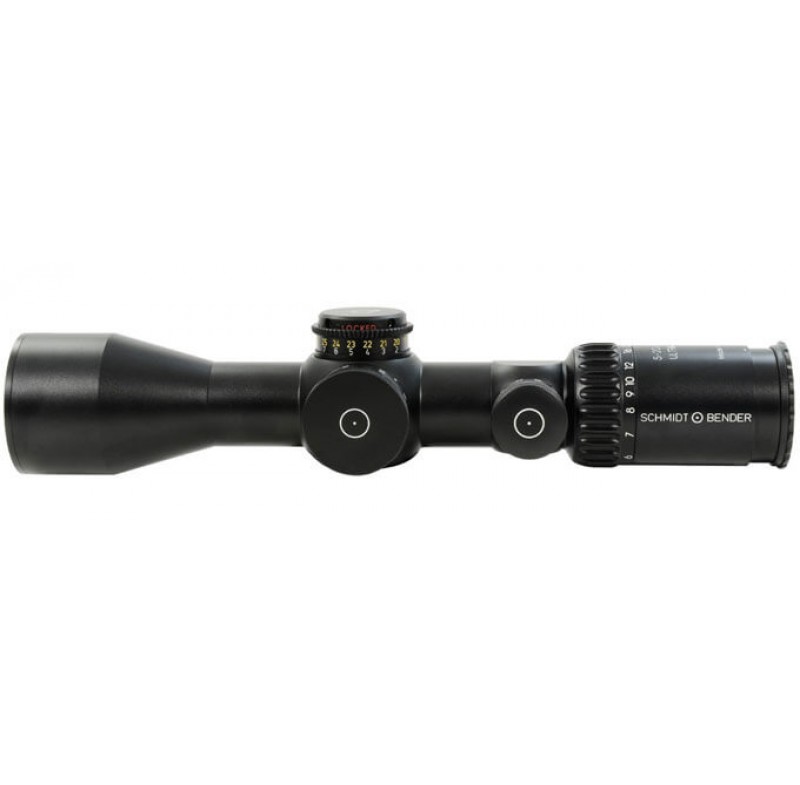 Schmidt Bender PM II Riflescope 5-20x50 LP LT MTC/CT DT P4Fine FFP 1cm CW Black 673-911-972-F2-E9